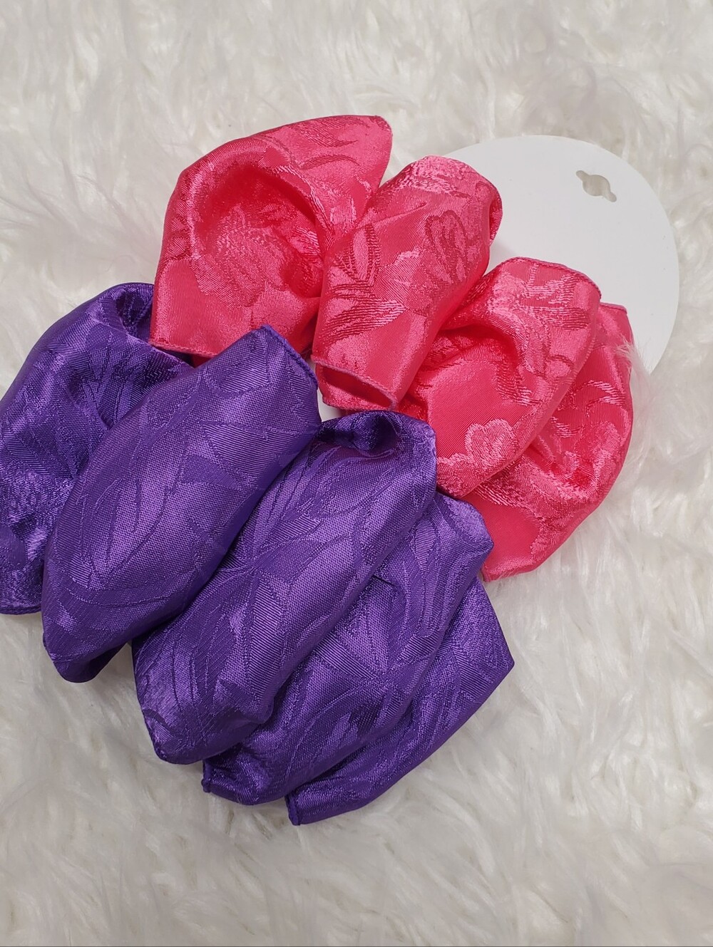 New Vintage 80/90s beautiful big hair barrette clip pink and purple Vintage Rare